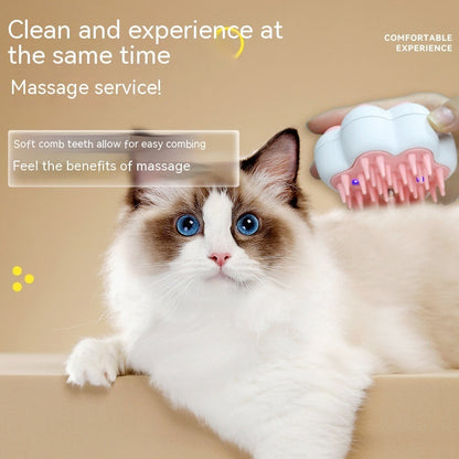 Pet Steam Hair Removal Comb Pet Steam Massage Comb Body Relax And